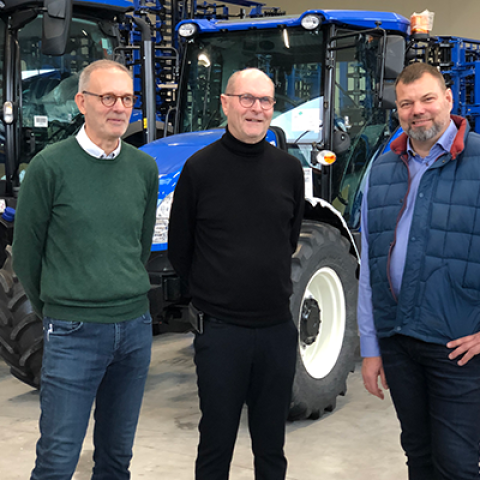 Fra venstre; Gert Klitgaard, Per Mertz og Christian Holst 